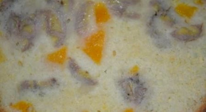 Апельсиново-банановая шарлотка