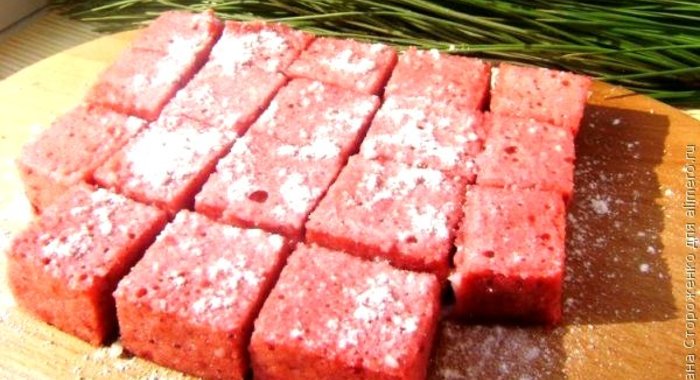 Рахат-лукум из клубники