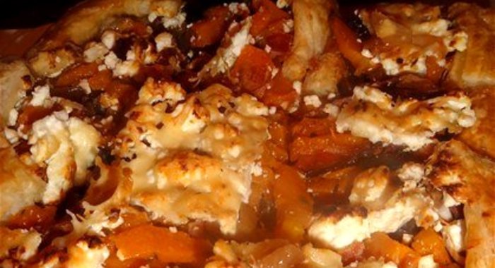 Пирог с тыквой и сыром фета