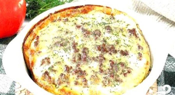 Мусака с фаршем и овощами