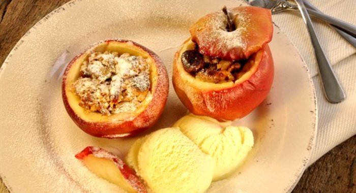 Фаршированные яблоки