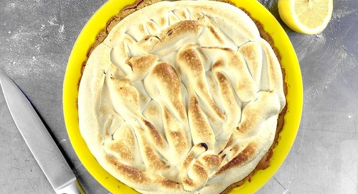 Лимонный тарт с меренгой