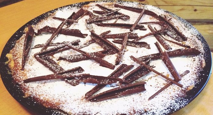 Лимонный пирог с маскарпоне