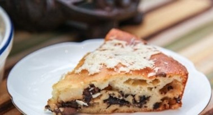 Пирог с маслятами