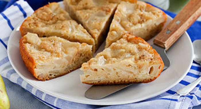 Итальянский фруктовый пирог в мультиварке