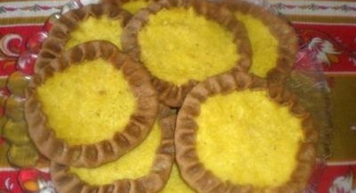 Калитки с пшеном