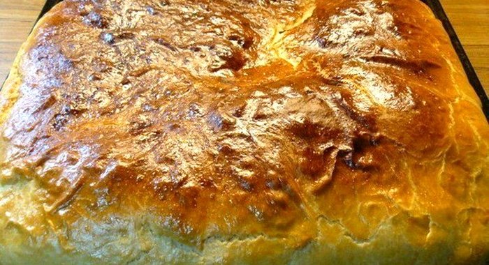 Пирог с жареной рыбой