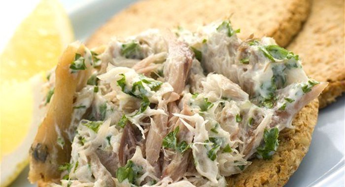 Рыбный паштет с чесноком и лимоном