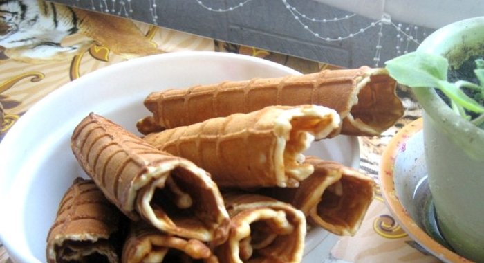 Вафли на кефире