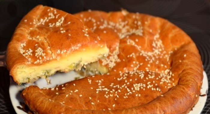 Ленивый капустный пирог