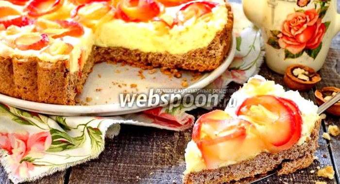 Пирог «Яблочные розы в ореховой корзине»