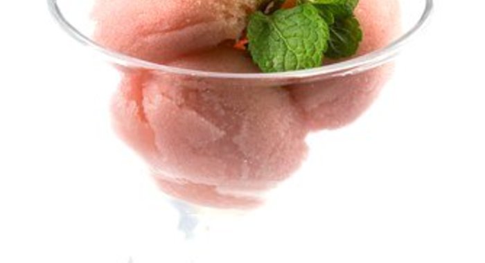 Арбузно-лимонный сорбет