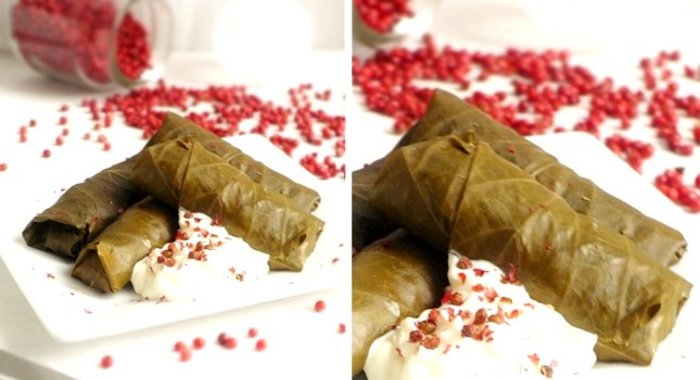 Долма в виноградных листьях в мультиварке