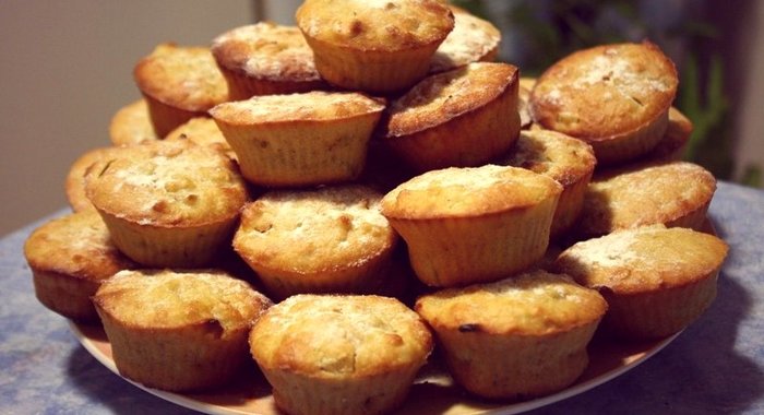 Маффины с грушами и корицей