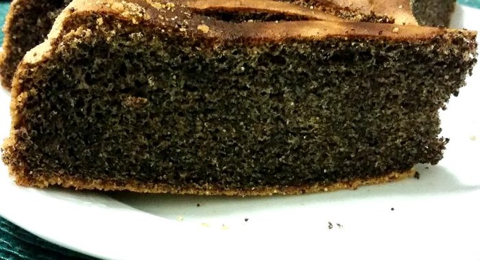 Маковый пирог без муки
