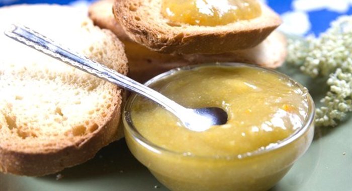 Желе из ревеня