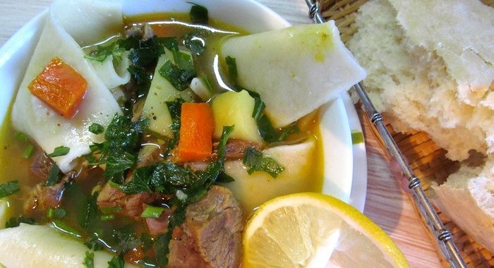 Суп на баранине