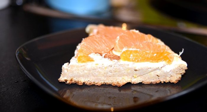 Сладкий пирог с мандаринами