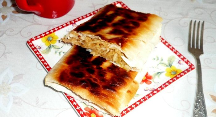 Быстрый яблочный пирожок