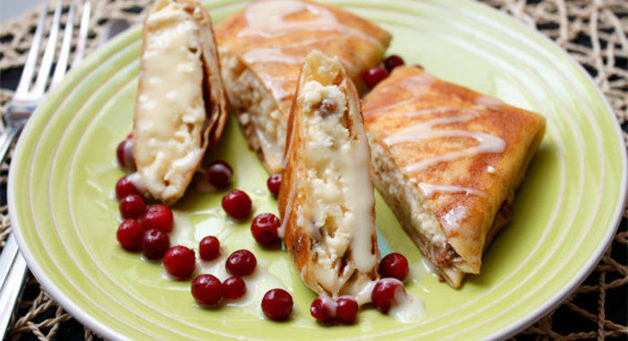 Блинчики с творогом