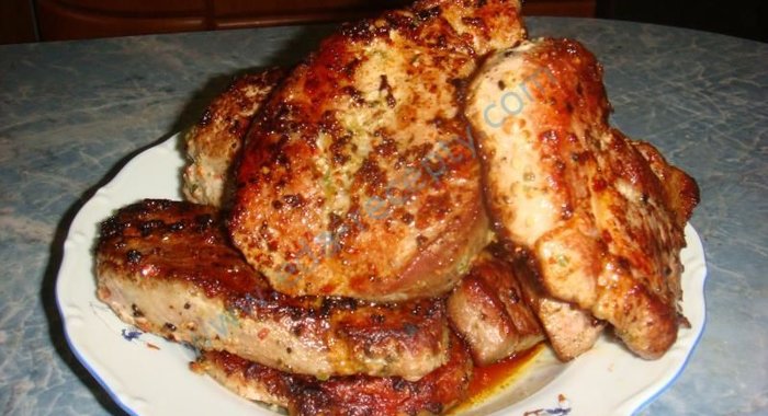 Мясо в маринаде