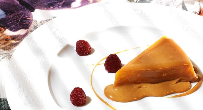 Дульче-де-лечче с полентой