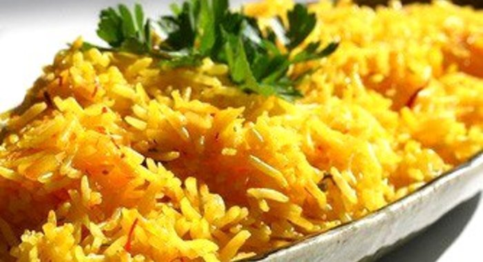 Рис с шафраном