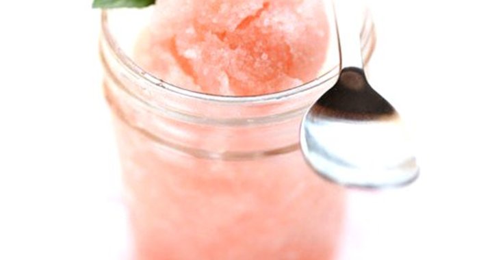 Сорбет из розовых грейпфрутов