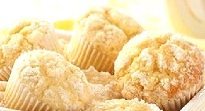 Лимонные маффины с хрустящей крошкой