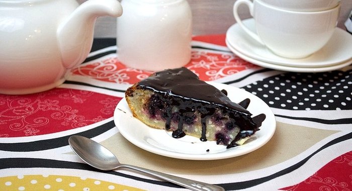 Черничный чизкейк