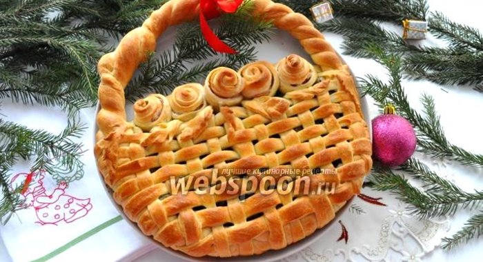 Пирог «Корзинка Красной Шапочки»
