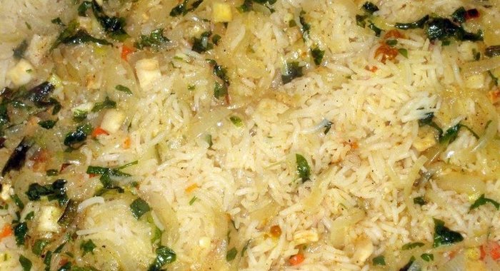 Каша рисовая с говядиной