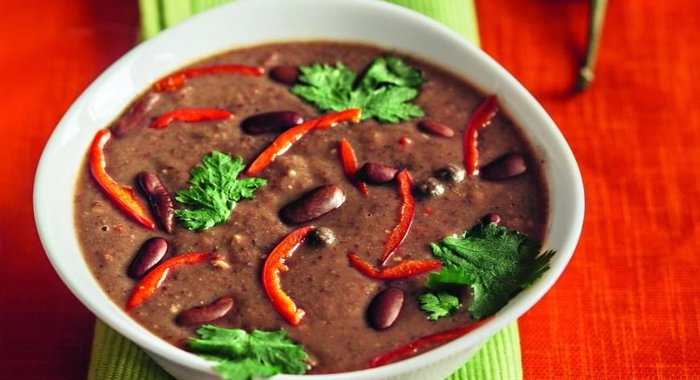 Мексиканский фасолевый суп