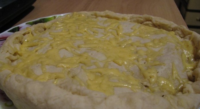 Кулебяка с капустой и яйцом