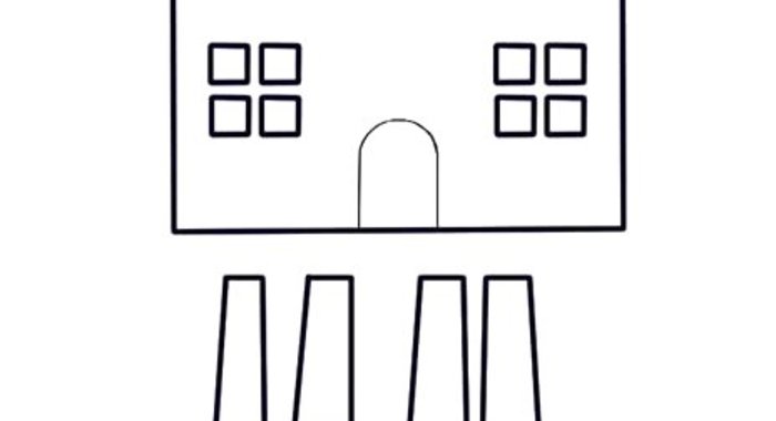 Рождественский снежный пряничный домик