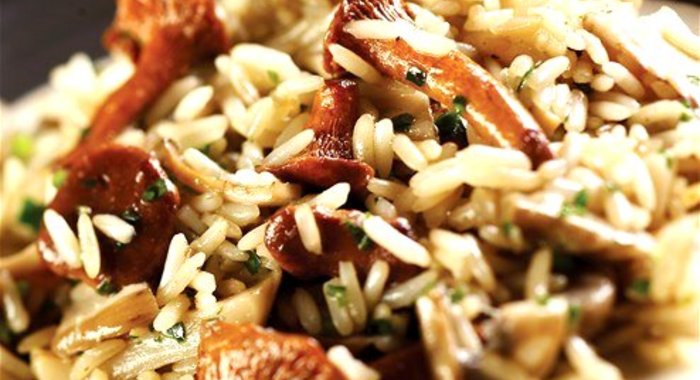 Начинка из сушеных грибов с рисом