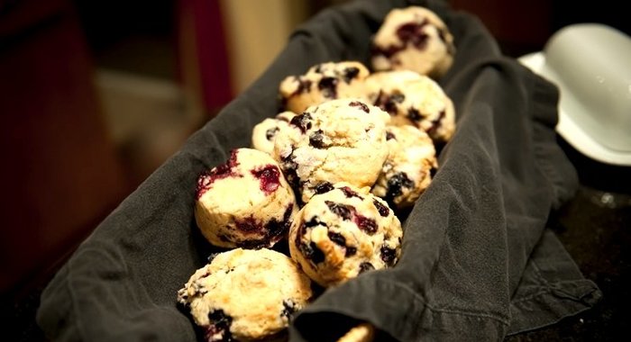 Маффины с черникой