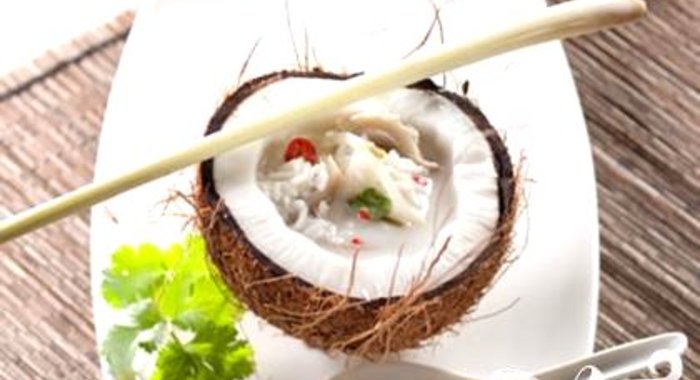 Кокосовый суп с рисом