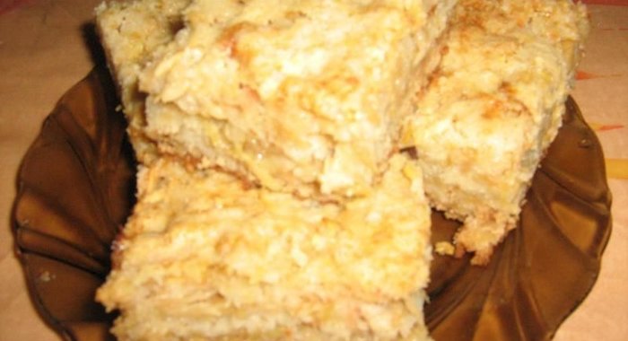 Насыпной яблочный пирог