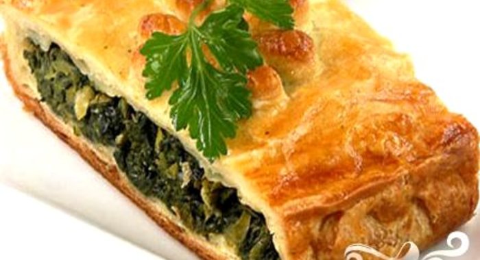 Пирог со шпинатом и укропом