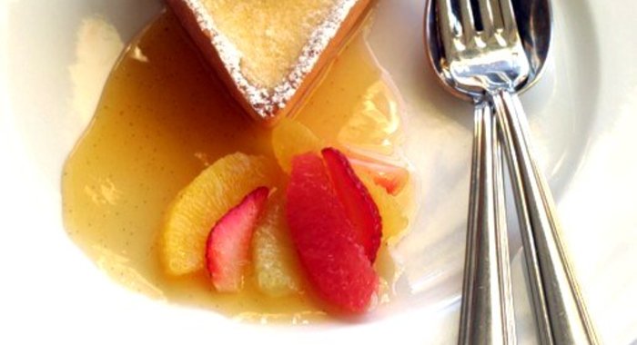 Сладкий картофельный пирог с карамельной глазурью