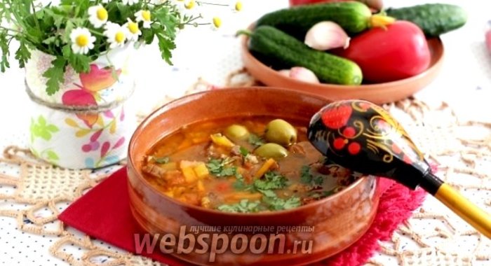 Чечевичный суп с говядиной
