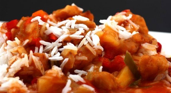 Курица в кисло-сладком соусе по‑китайски