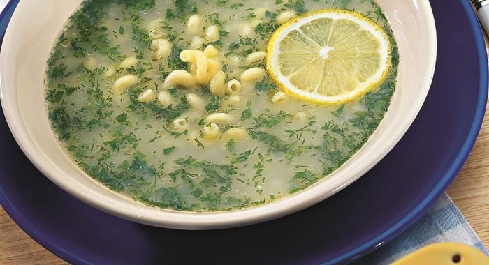 Греческий суп авголемоно