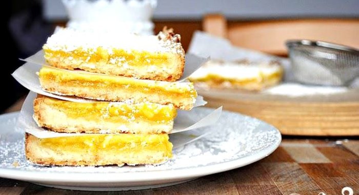 Лимонно-кокосовые пирожные