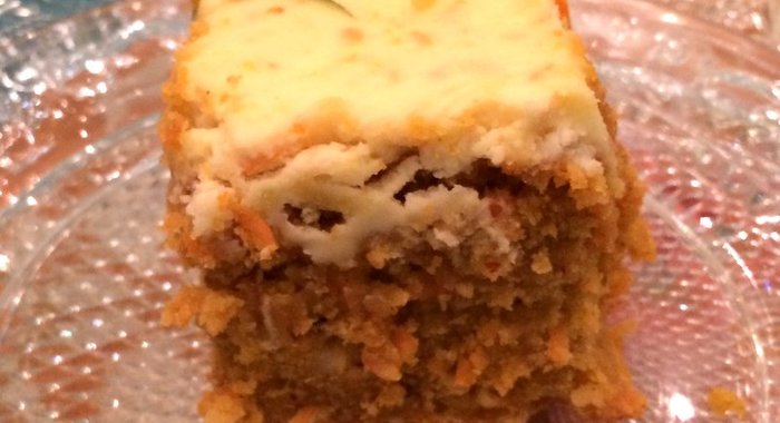 Морковный пирог с сырно-цитрусовым кремом