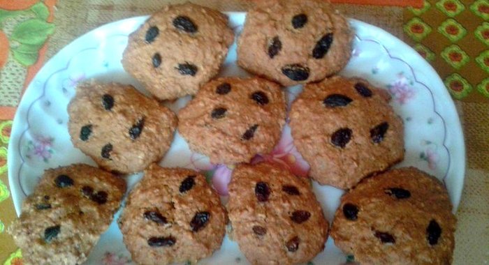 Овсяно-имбирное печенье