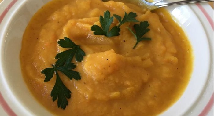 Тыквенный суп с апельсином
