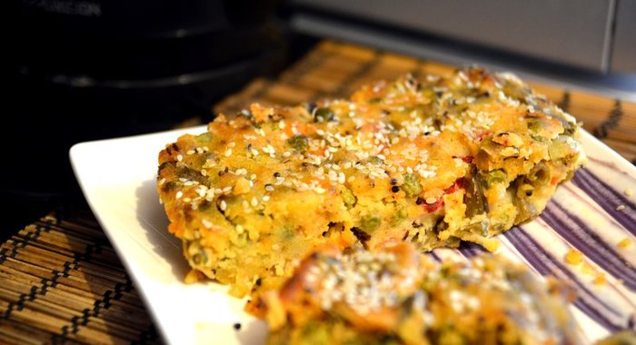 Гуджаратский овощной пирог