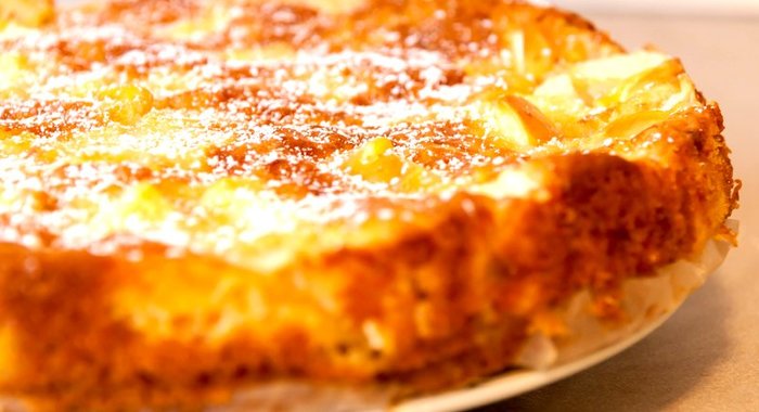 Яблочный пирог «Невесомость»